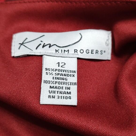Kim Rogers Career casual sleeveless dress Sz 12 NWT - Picture 5 of 6